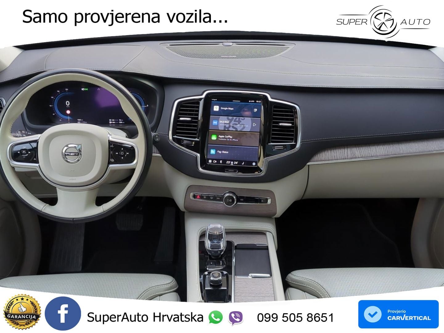 Volvo XC90 Recharge 2.0 T8 AWD Geartronic ZRAČNI+ACC+GR SJED+KAM+PANO