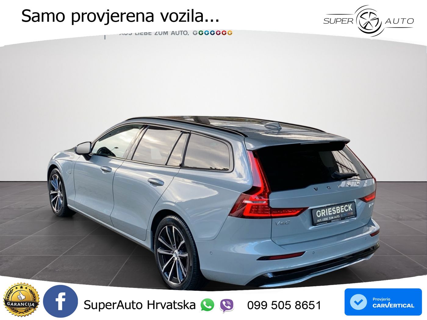 Volvo V60 2.0 T8 AWD Geartronic LED+GR SJED+ACC