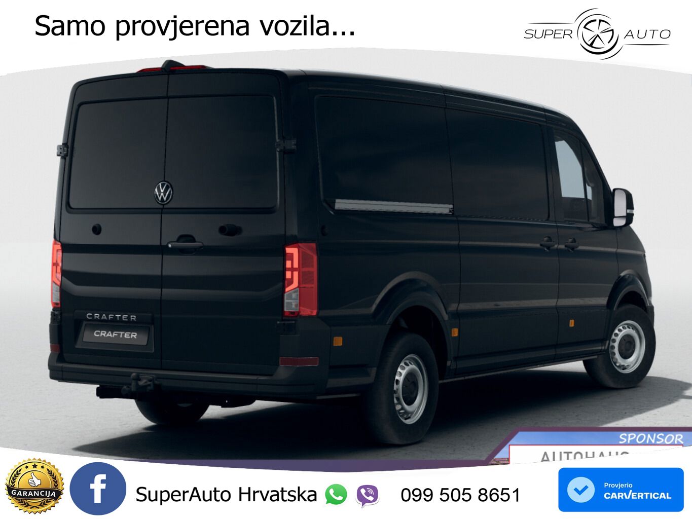 Volkswagen Crafter 35 AT8 L3H2 3S AHK Kam Temp UVP-39%* 177 KS