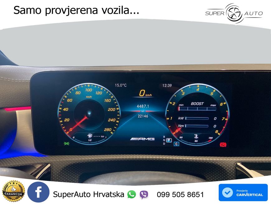 Mercedes-Benz AMG A 35 4MATIC AMG SPEEDSHIFT DCT ACC+GR SJED+360+PANO
