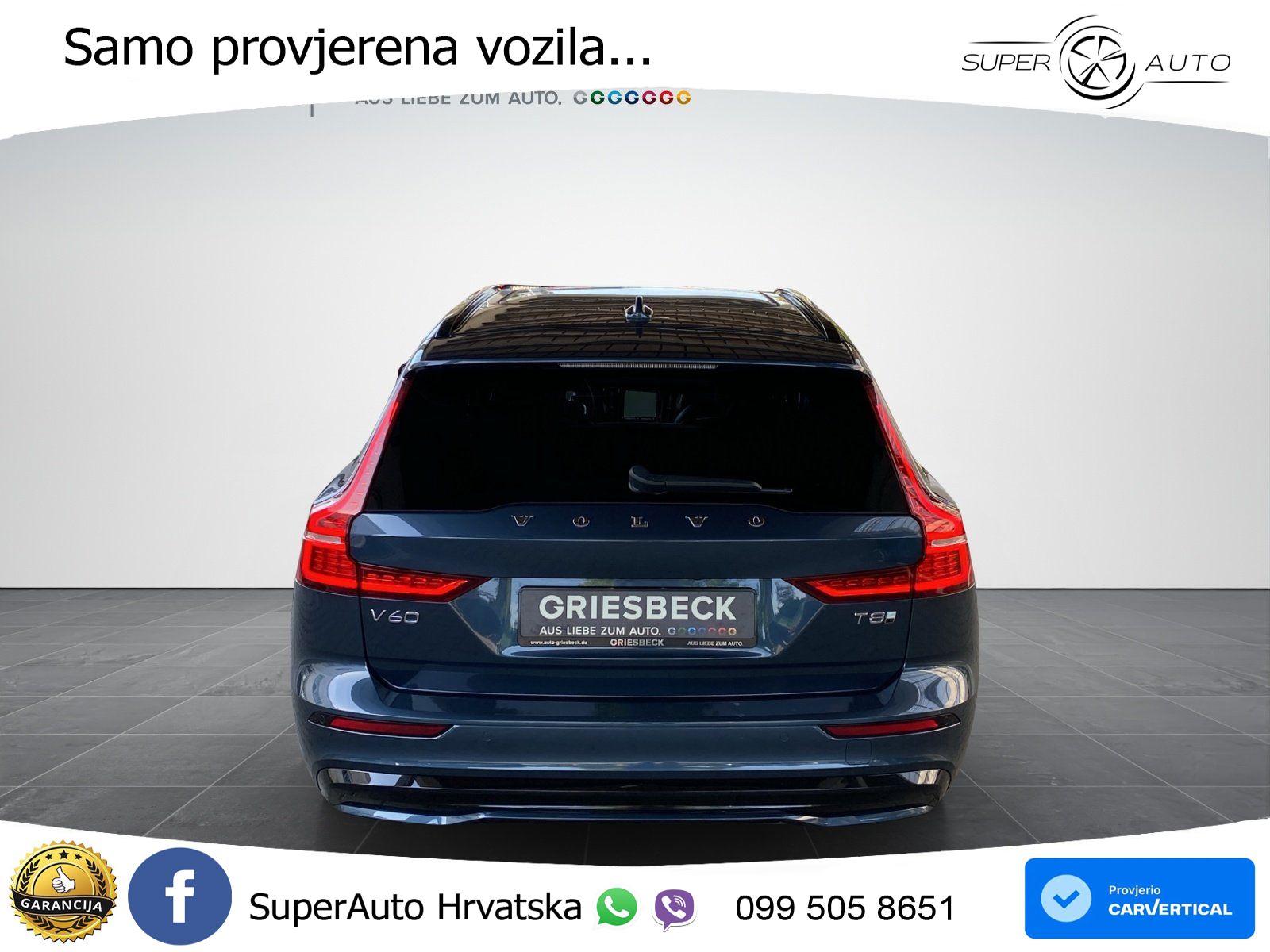 Volvo V60 2.0 T8 AWD Geartronic LED+GR SJED+ACC