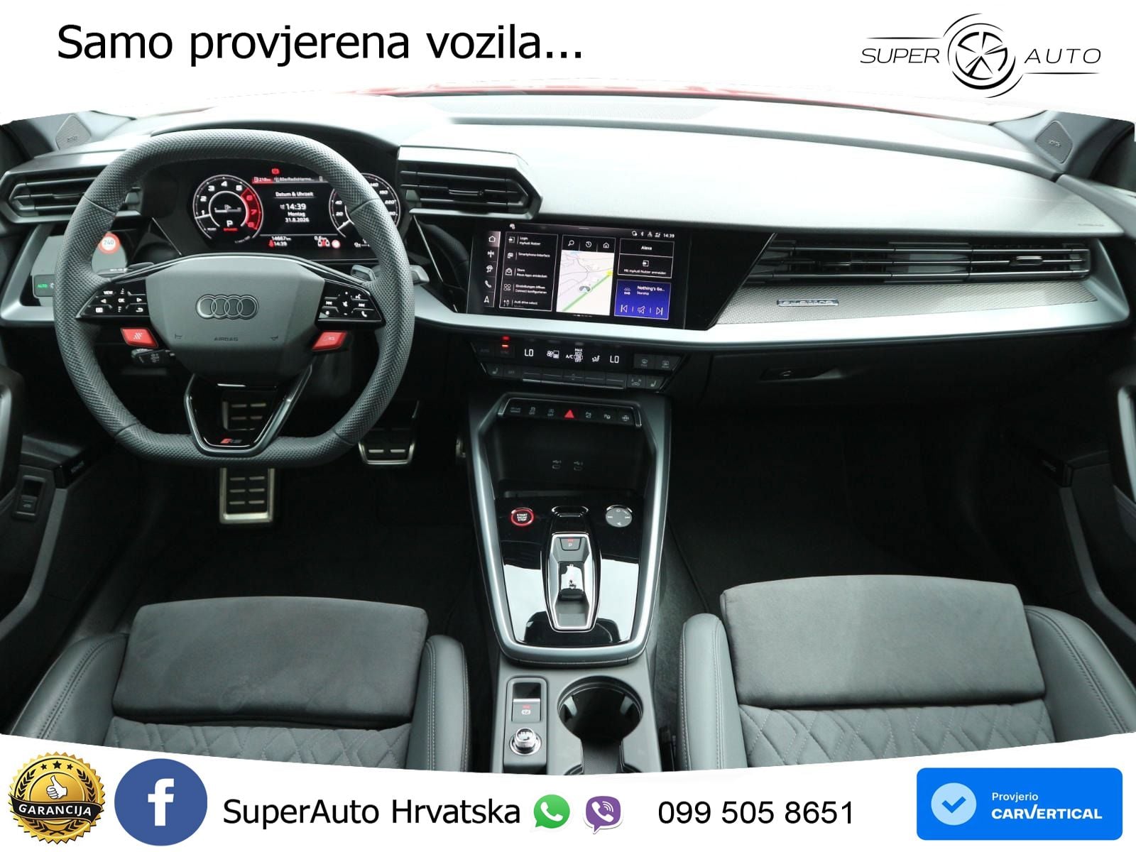Audi RS3 Sedan 2.5 TFSI (400 KS) quattro S tronic LED+GR SJED+ACC
