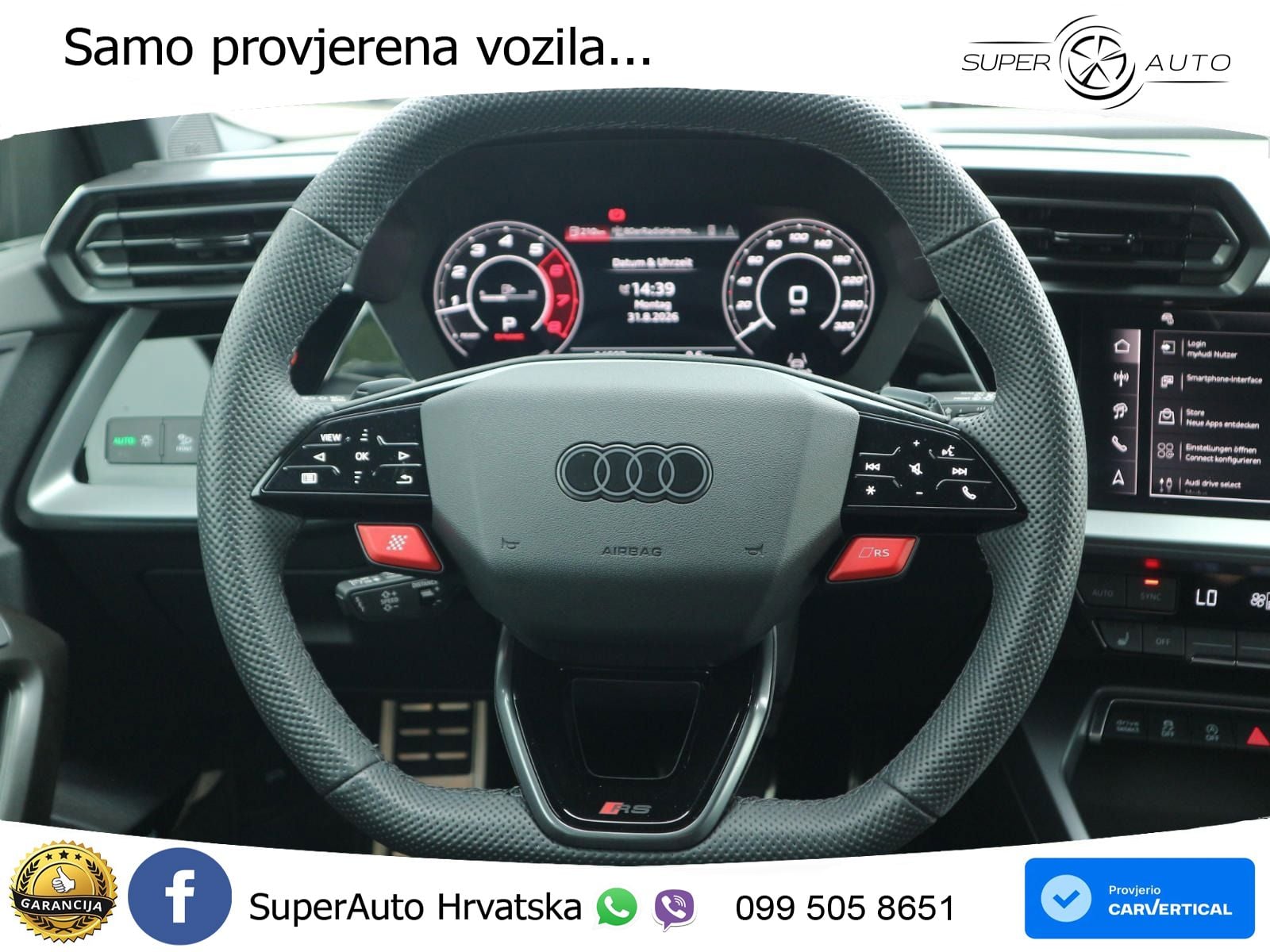 Audi RS3 Sedan 2.5 TFSI (400 KS) quattro S tronic LED+GR SJED+ACC