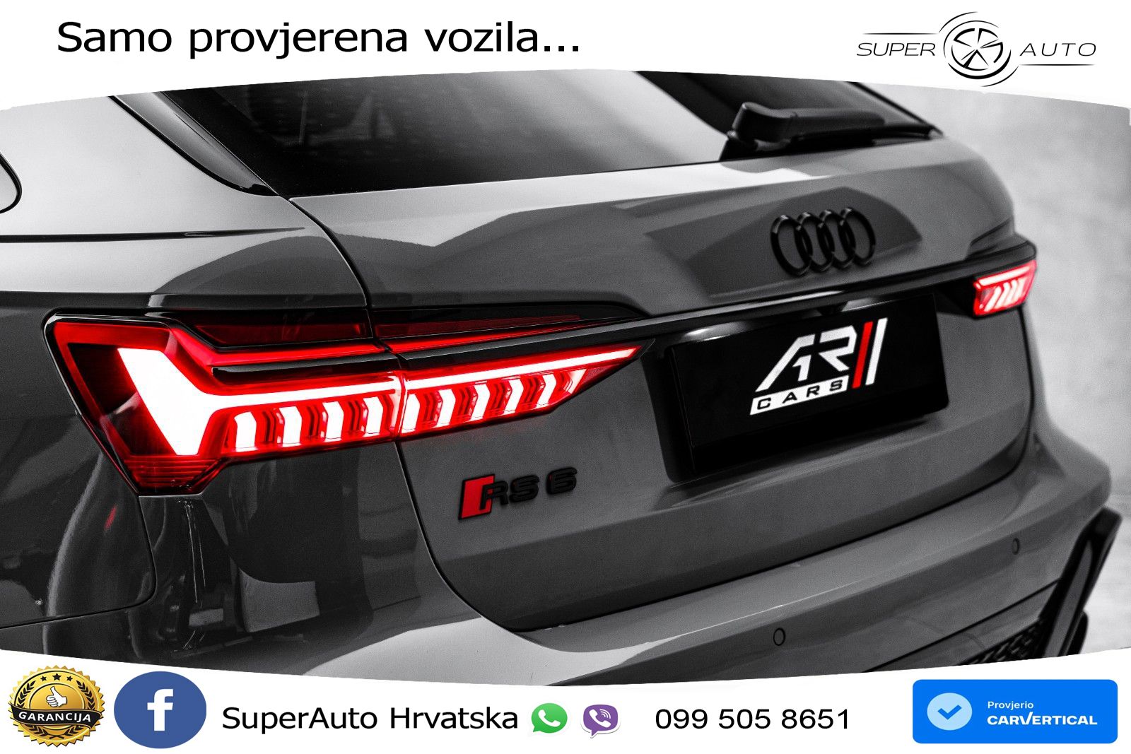 Audi RS6 Avant 4.0 TFSI V8 (600 KS) quattro Tiptronic LED+GR SJED+ACC