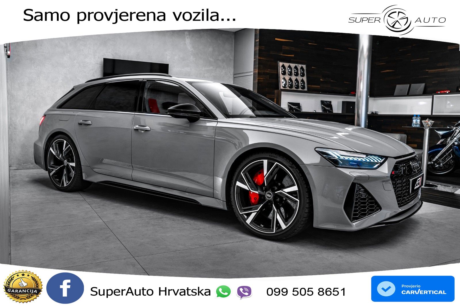 Audi RS6 Avant 4.0 TFSI V8 (600 KS) quattro Tiptronic LED+GR SJED+ACC