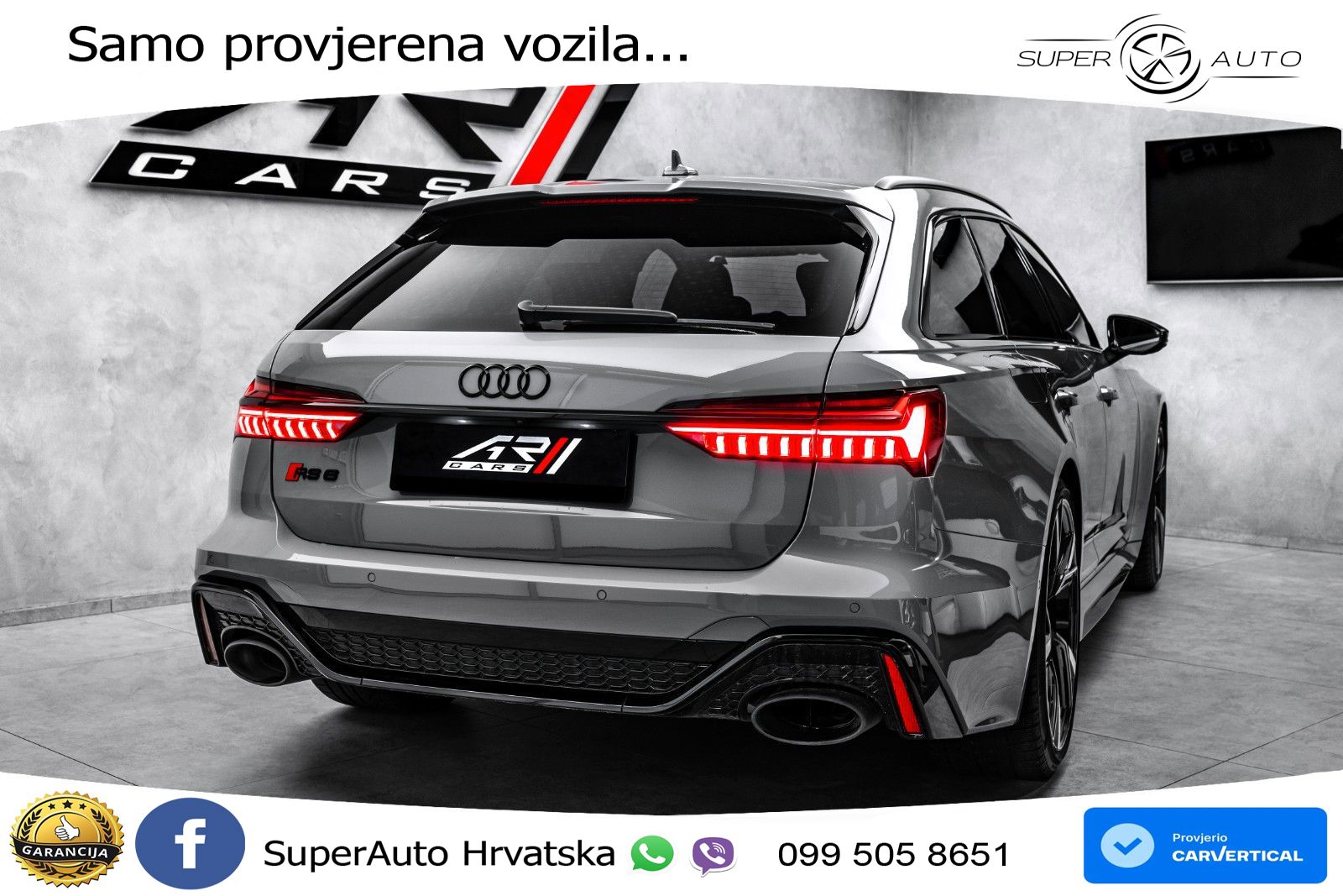 Audi RS6 Avant 4.0 TFSI V8 (600 KS) quattro Tiptronic LED+GR SJED+ACC