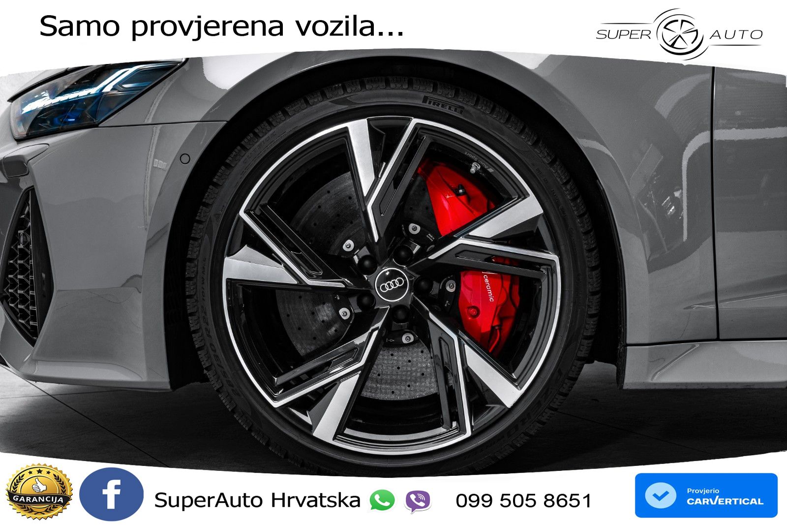 Audi RS6 Avant 4.0 TFSI V8 (600 KS) quattro Tiptronic LED+GR SJED+ACC