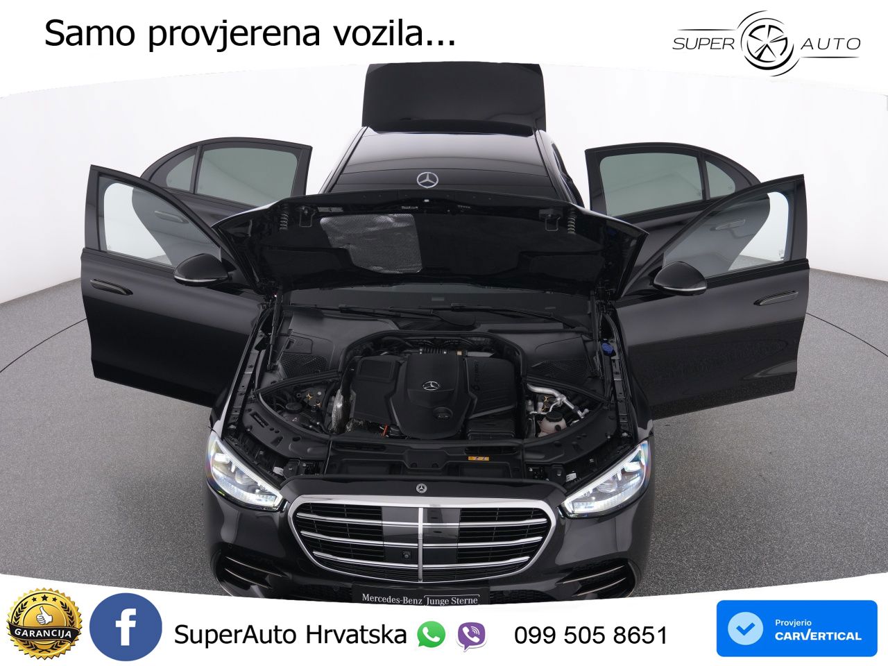 Mercedes S 450d (367 KS) EQ Boost 4MATIC 9G-TRONIC AMG ACC+HEAD+4xGR SJED+360+PANO