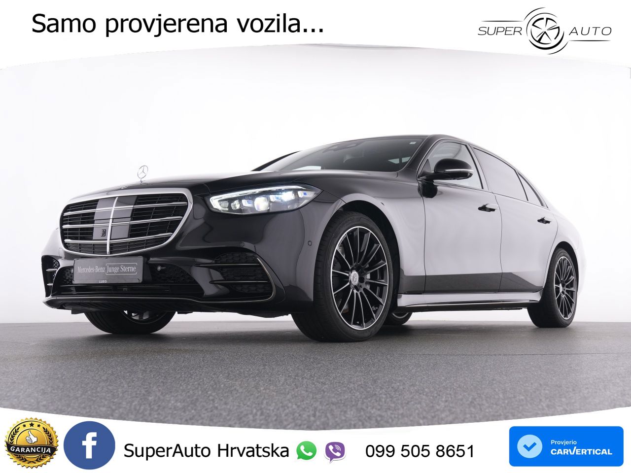 Mercedes S 450d (367 KS) EQ Boost 4MATIC 9G-TRONIC AMG ACC+HEAD+4xGR SJED+360+PANO