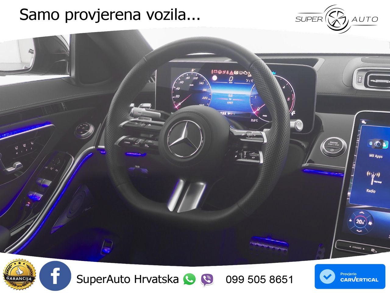 Mercedes S 450d (367 KS) EQ Boost 4MATIC 9G-TRONIC AMG ACC+HEAD+4xGR SJED+360+PANO