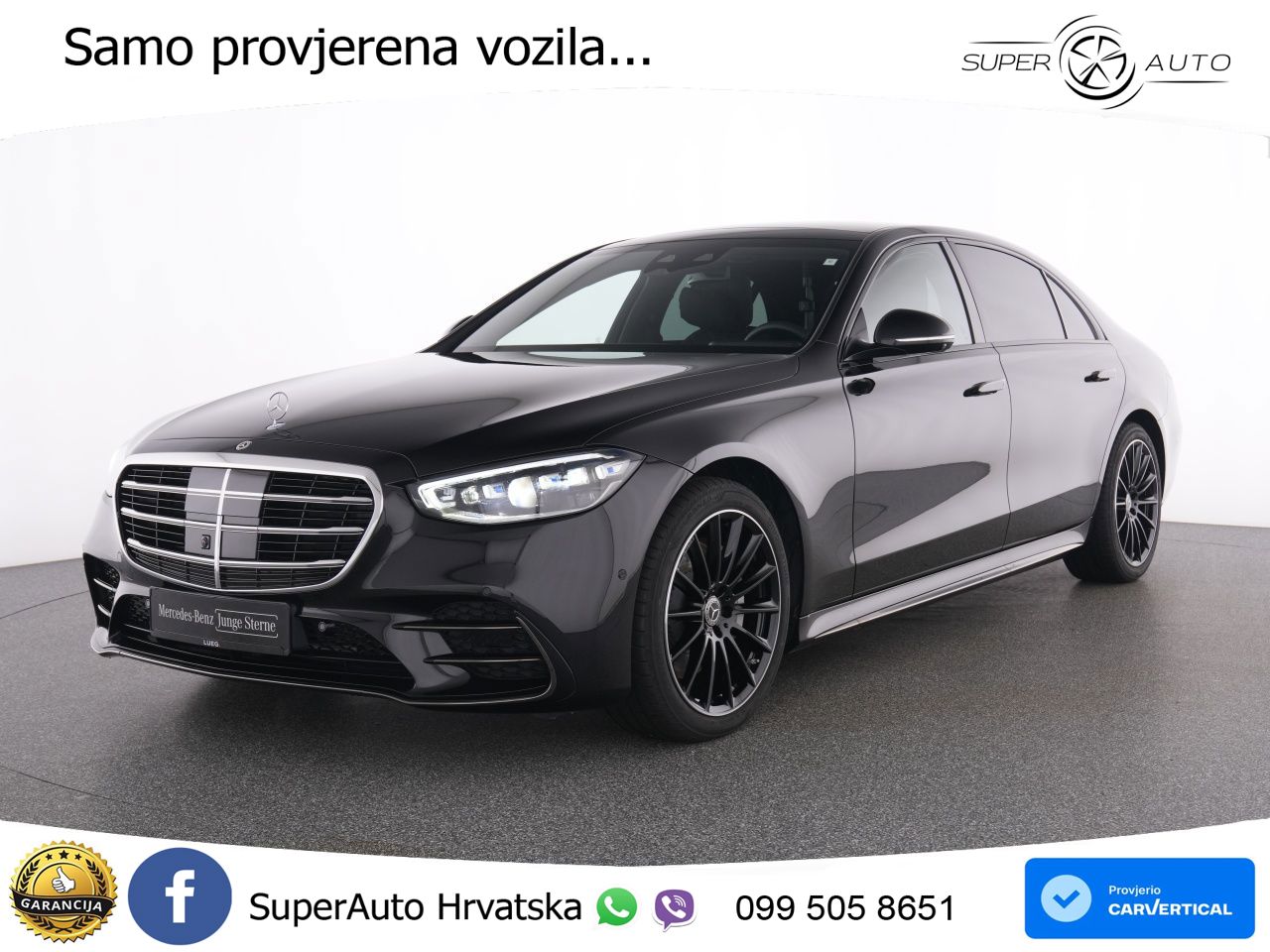 Mercedes S 450d (367 KS) EQ Boost 4MATIC 9G-TRONIC AMG ACC+HEAD+4xGR SJED+360+PANO