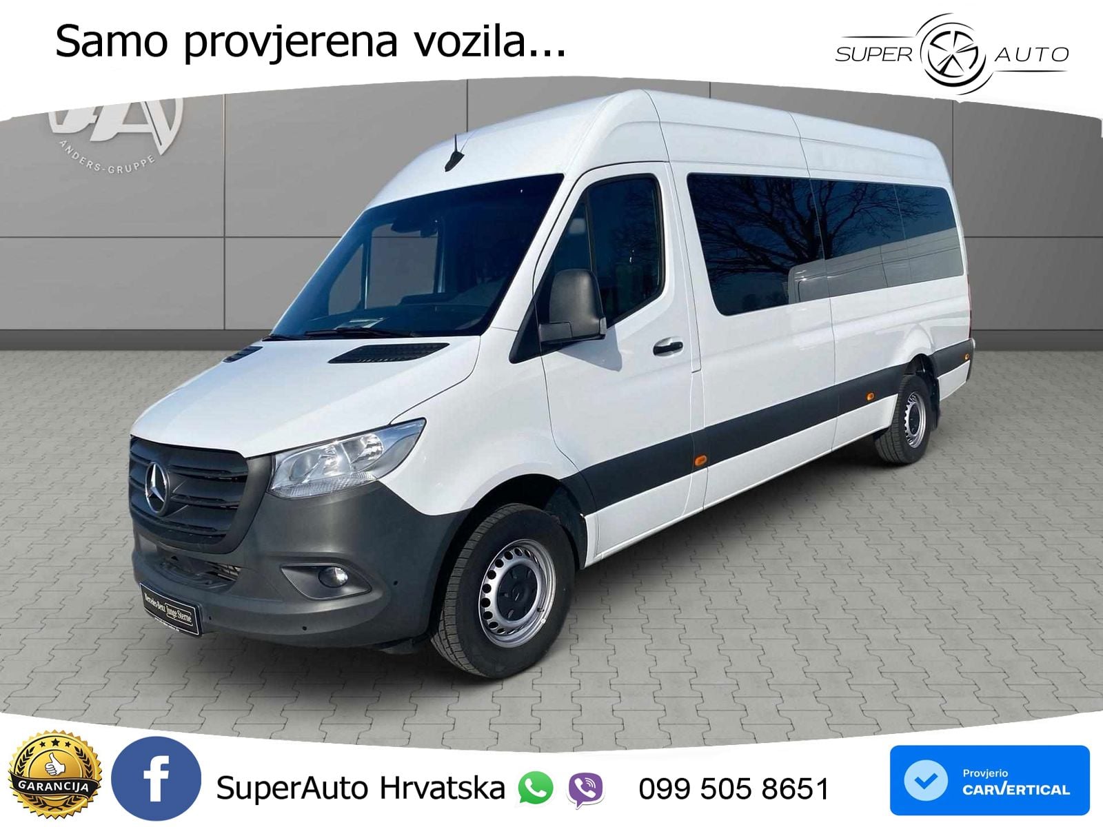 Mercedes-Benz Sprinter 315 Kombi L3H2 Klima*Navi*AHK*MBUX 150 KS
