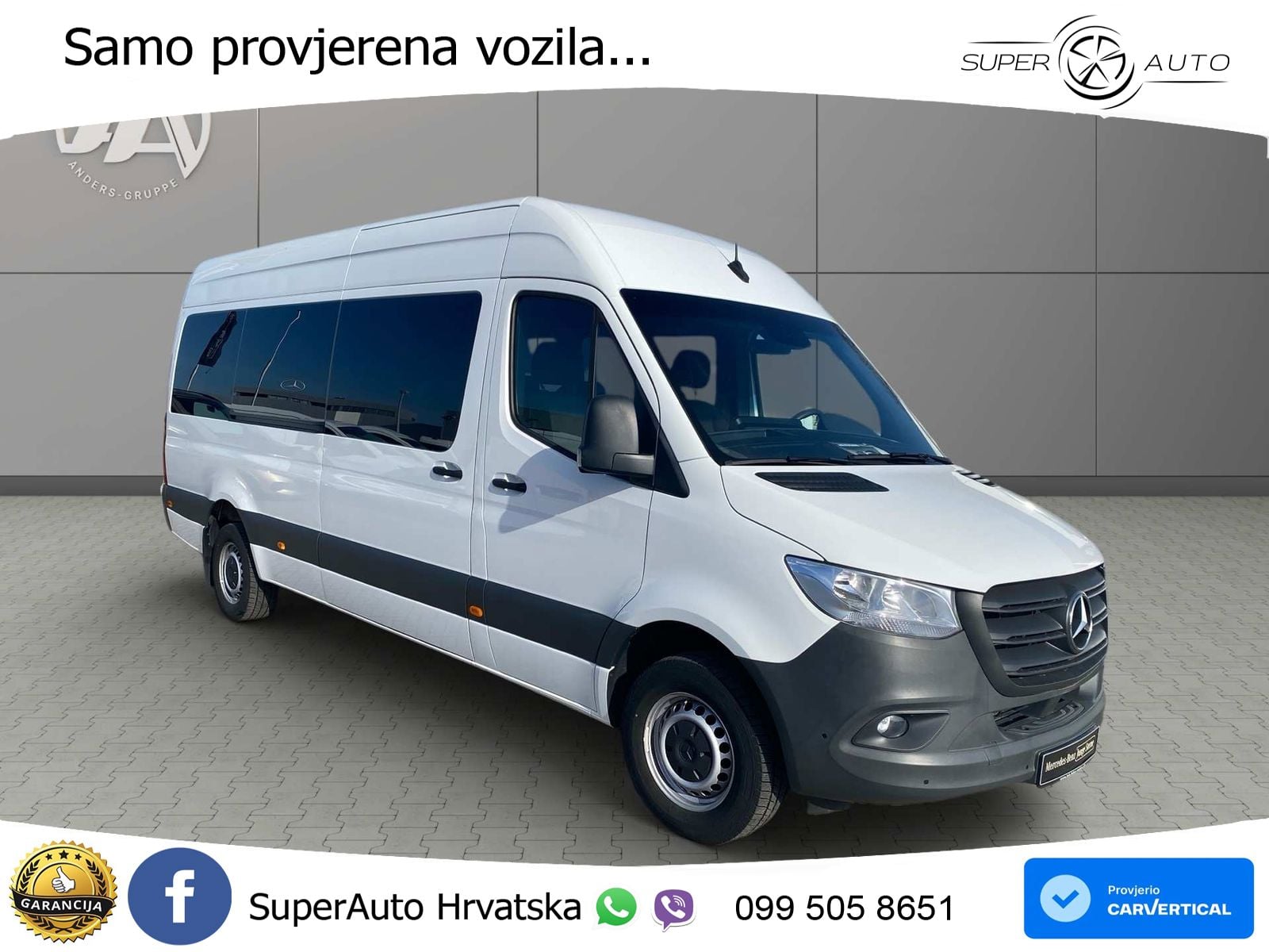 Mercedes-Benz Sprinter 315 Kombi L3H2 Klima*Navi*AHK*MBUX 150 KS