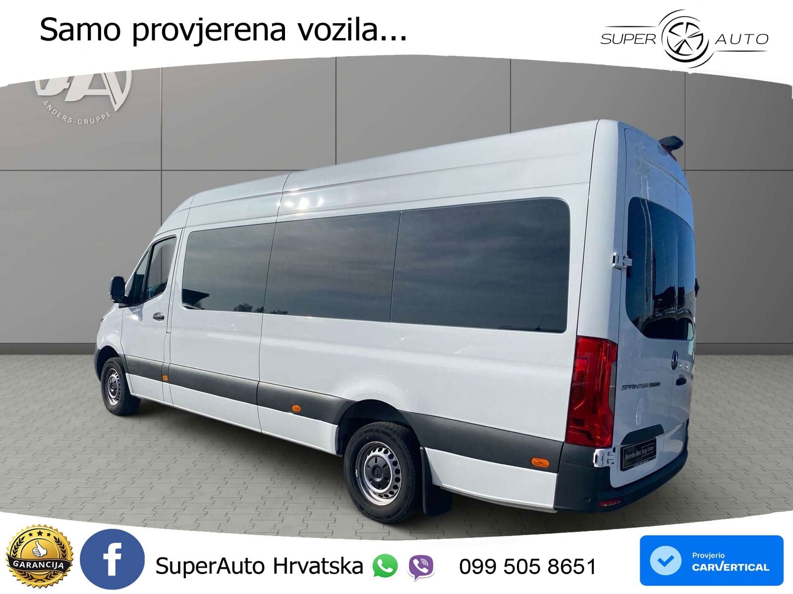 Mercedes-Benz Sprinter 315 Kombi L3H2 Klima*Navi*AHK*MBUX 150 KS