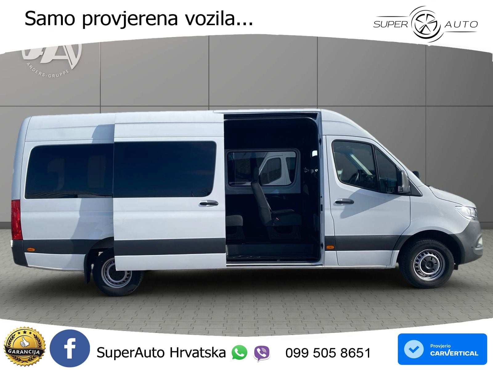 Mercedes-Benz Sprinter 315 Kombi L3H2 Klima*Navi*AHK*MBUX 150 KS