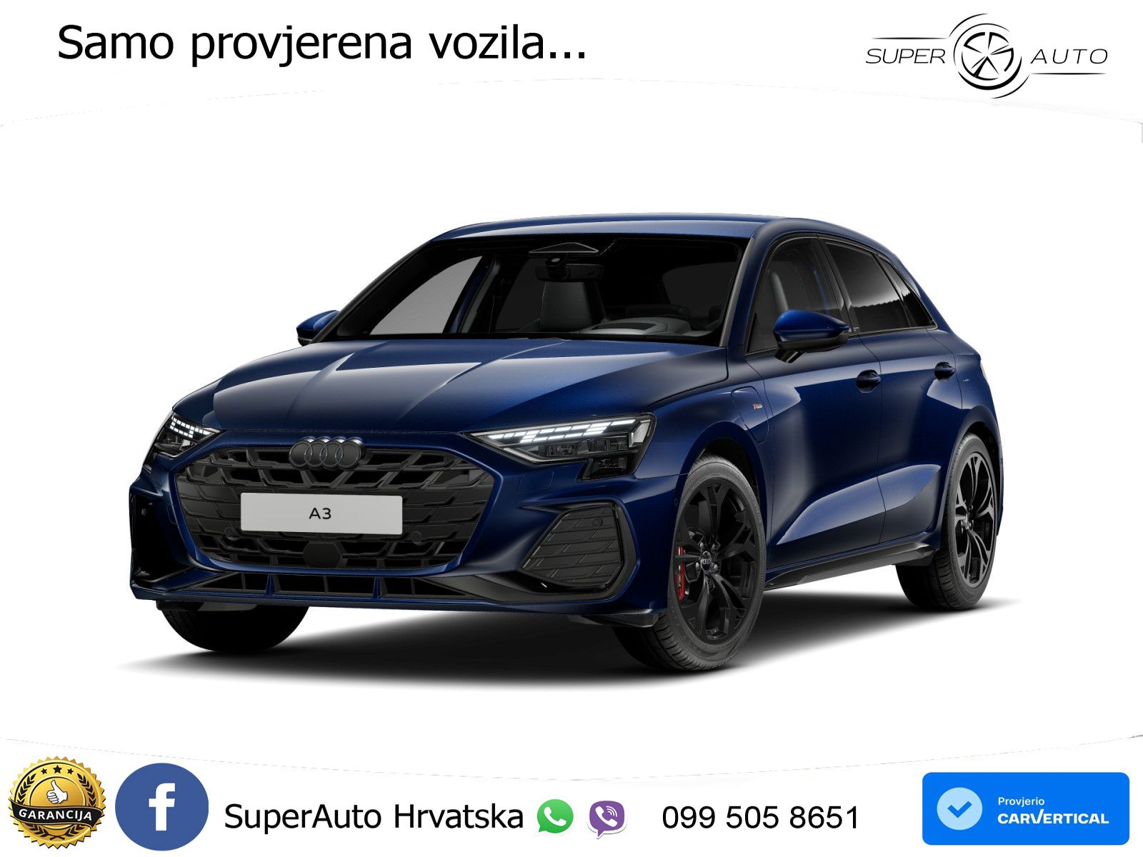 Audi A3 45 TFSIe (272 KS) S tronic 2x S line MATRIX+GR SJED+KAM