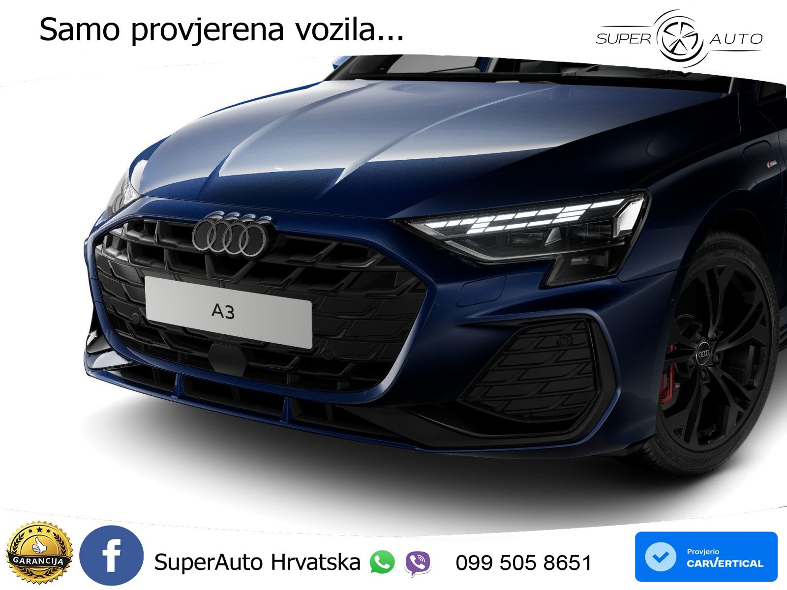 Audi A3 45 TFSIe (272 KS) S tronic 2x S line MATRIX+GR SJED+KAM