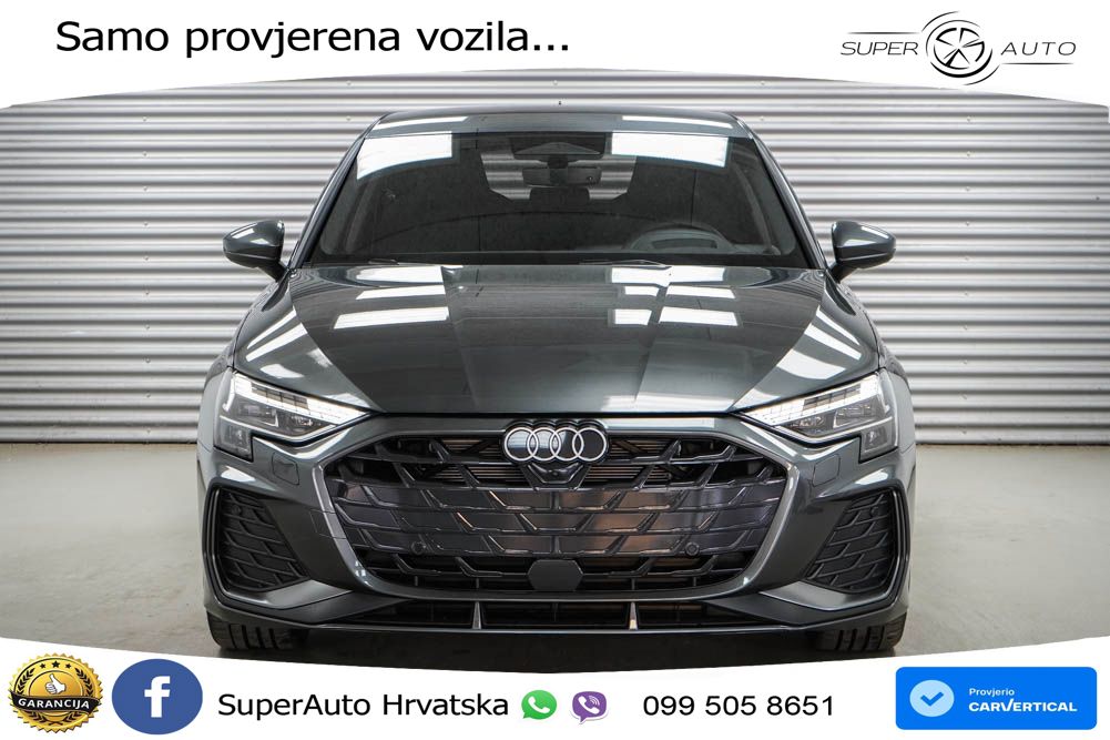 Audi A3 Sportback 40 TFSI (204 KS) quattro S tronic LED+GR SJED+ACC