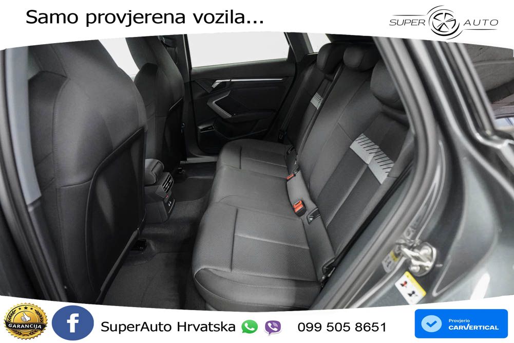 Audi A3 Sportback 40 TFSI (204 KS) quattro S tronic LED+GR SJED+ACC