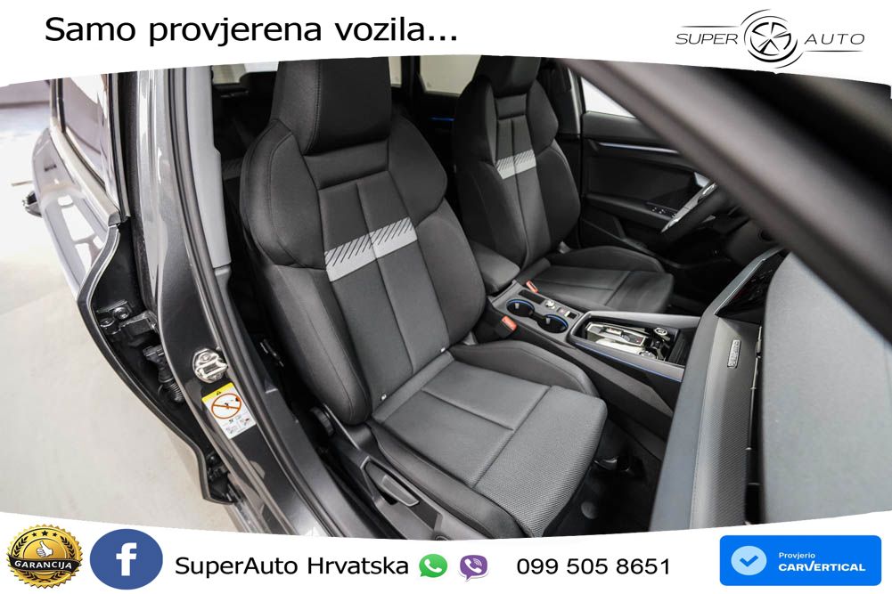 Audi A3 Sportback 40 TFSI (204 KS) quattro S tronic LED+GR SJED+ACC