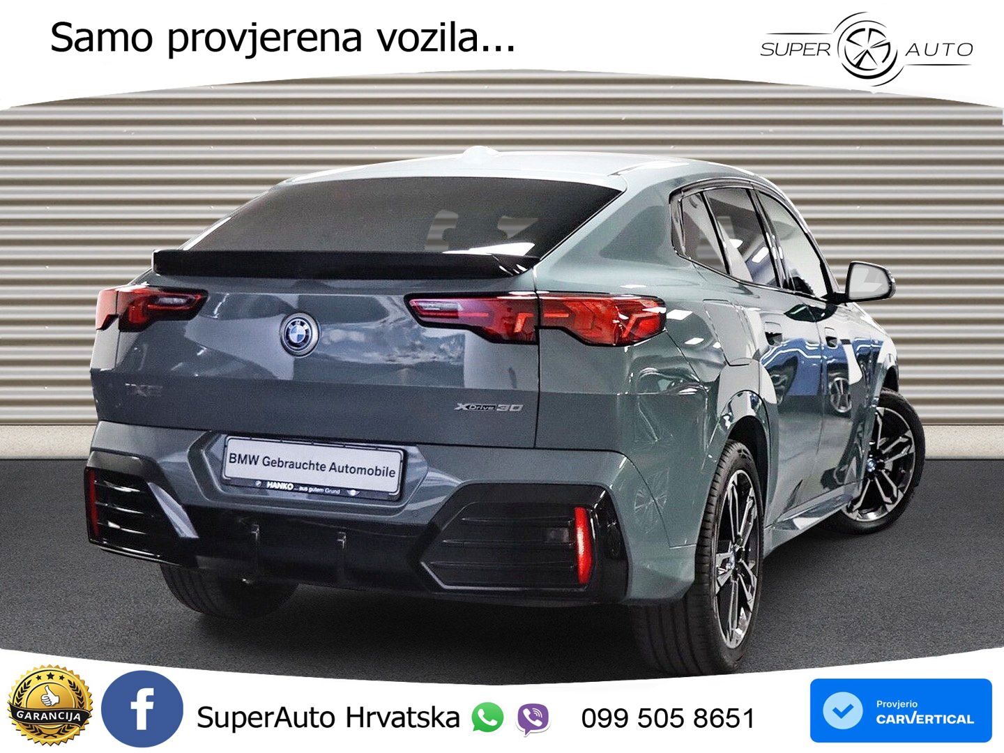 BMW iX2 66.5 kWh (313 KS) xDrive30 M Sport LED+GR SJED+ACC