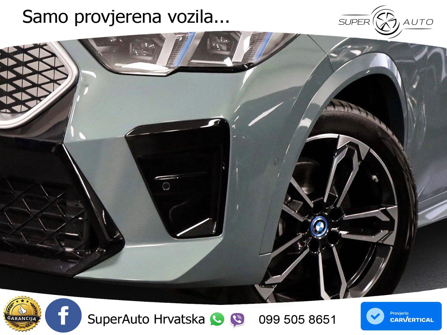 BMW iX2 66.5 kWh (313 KS) xDrive30 M Sport LED+GR SJED+ACC