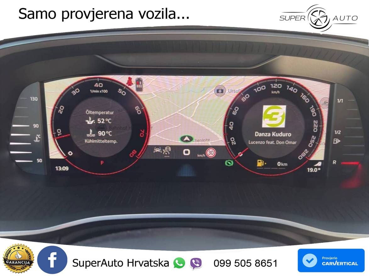 Škoda Octavia Combi RS 2.0 TSI (265 KS) DSG LED+GR SJED+ACC