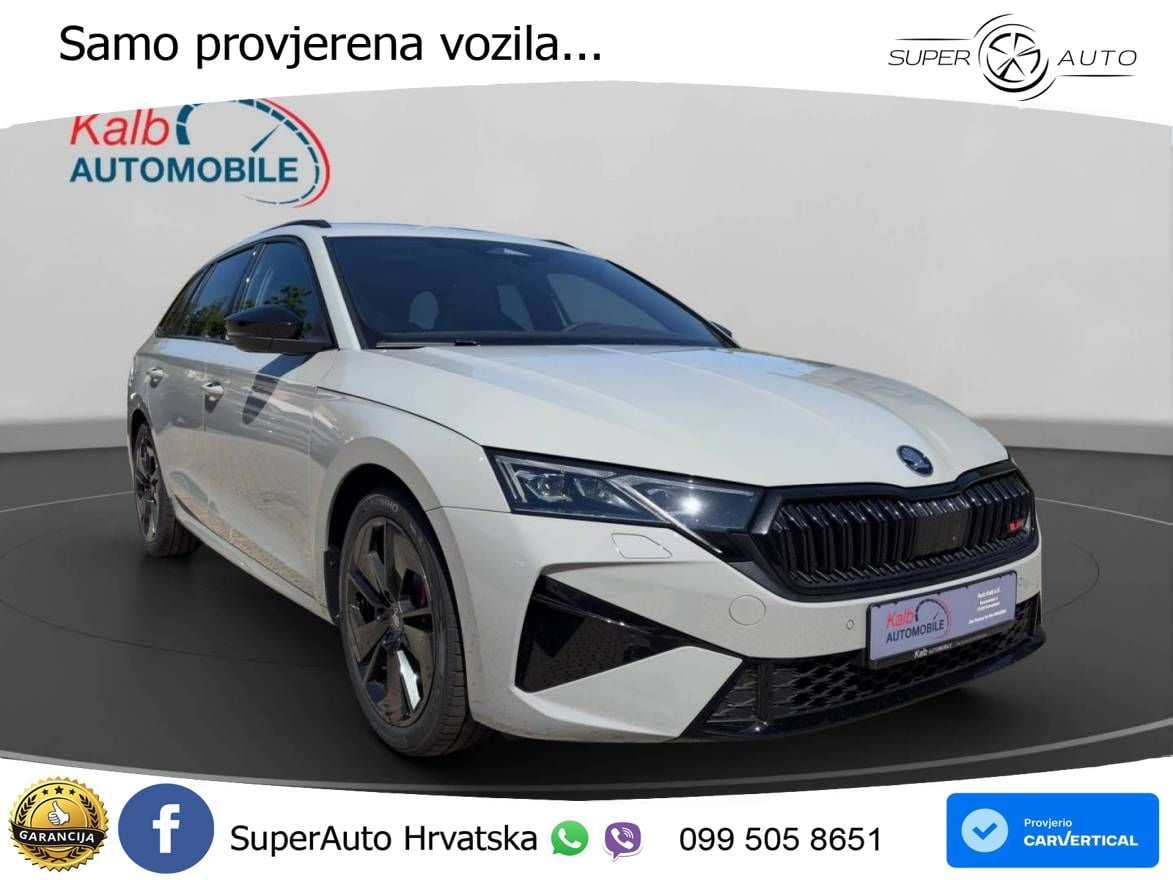 Škoda Octavia Combi RS 2.0 TSI (265 KS) DSG LED+GR SJED+ACC