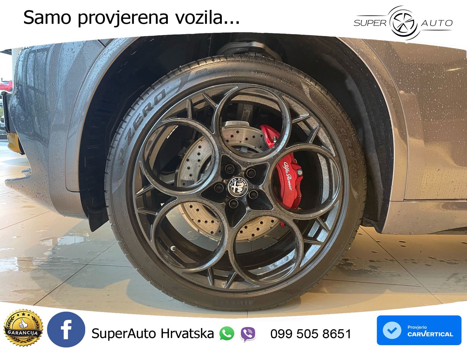 Alfa Romeo Stelvio Quadrifoglio 2.9 V6 Bi-Turbo (520 KS) Q4 Automatic LED+GR SJED+ACC