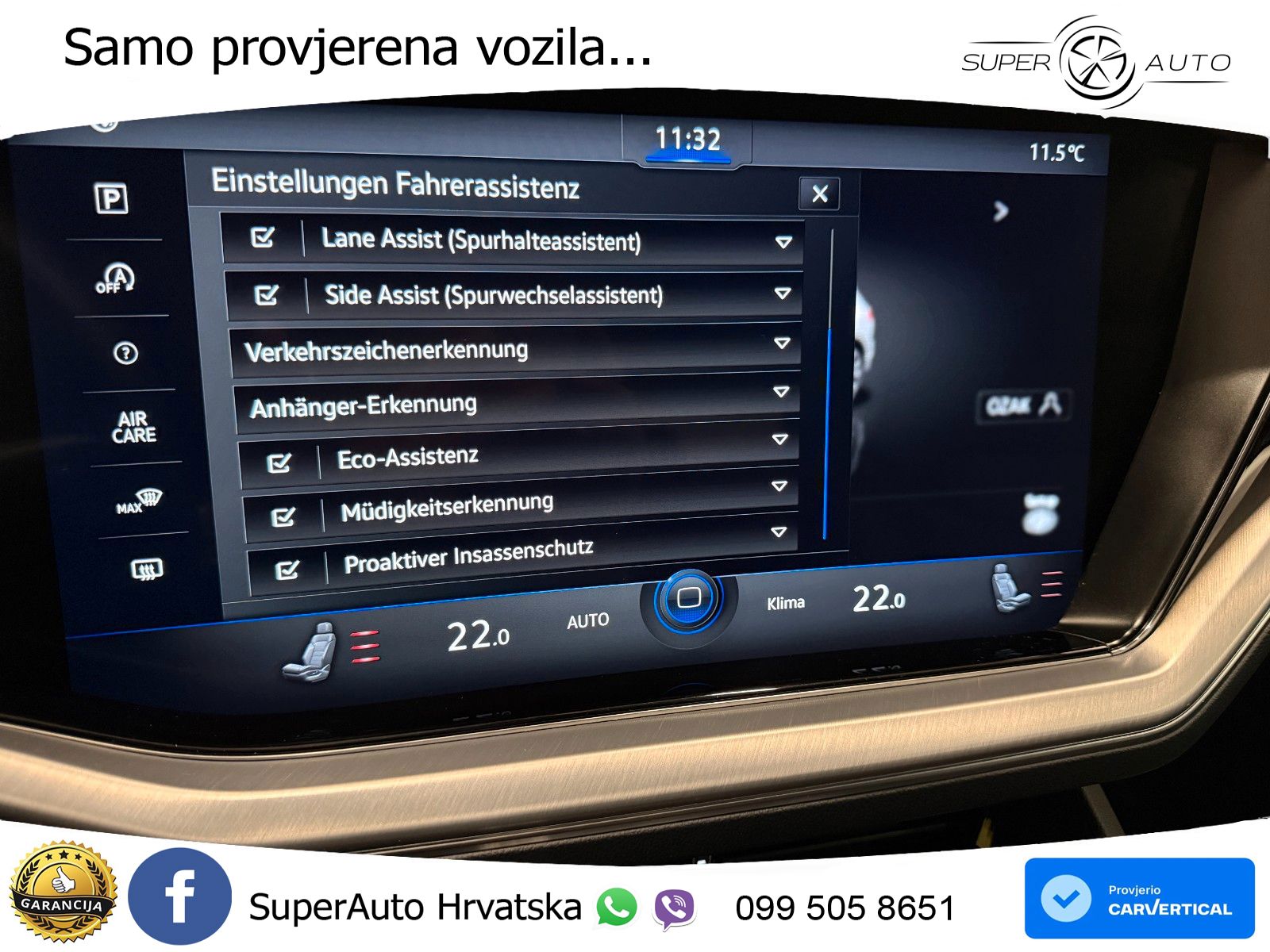 Volkswagen Touareg 3.0 V6 TDI (231 KS) 4MOTION Tiptronic R-Line ZRAČNI+ACC+4xGR SJED+KAM