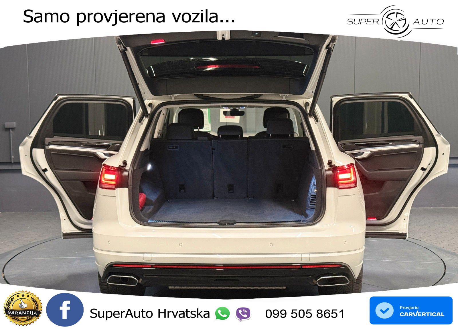 Volkswagen Touareg 3.0 V6 TDI (231 KS) 4MOTION Tiptronic R-Line ZRAČNI+ACC+4xGR SJED+KAM