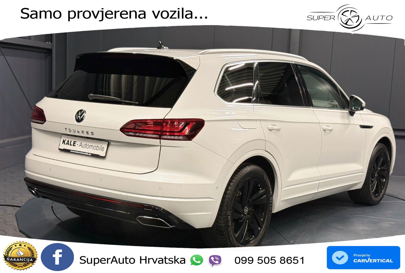 Volkswagen Touareg 3.0 V6 TDI (231 KS) 4MOTION Tiptronic R-Line ZRAČNI+ACC+4xGR SJED+KAM
