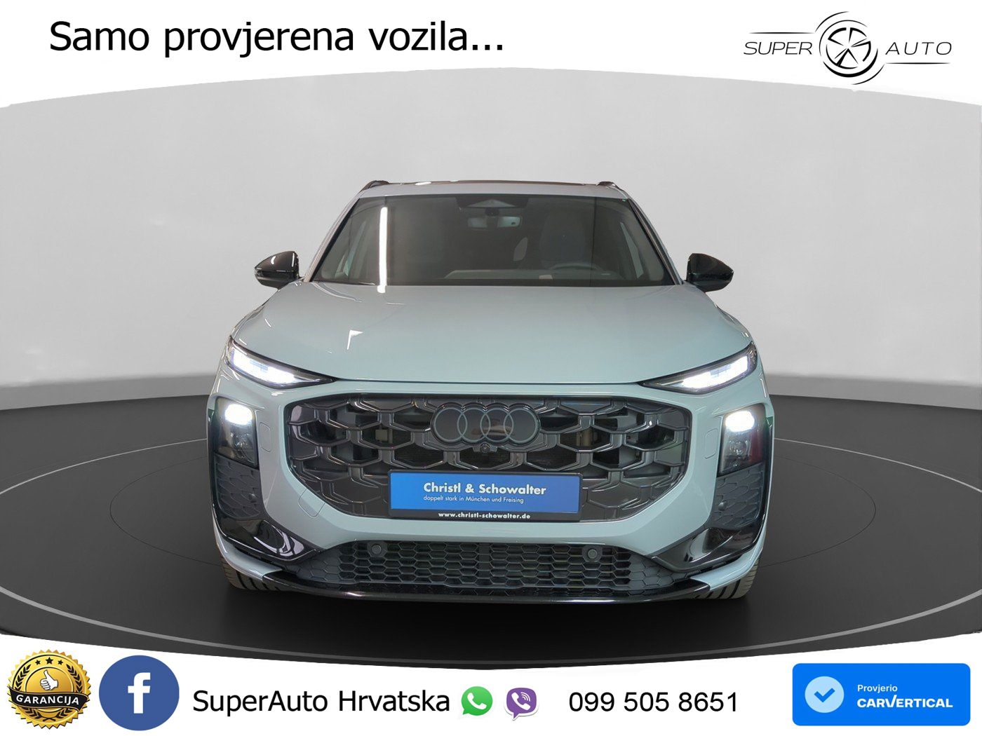 Audi Q3 2.0 TFSI (265 KS) quattro S tronic S line MATRIX+GR SJED+KAM