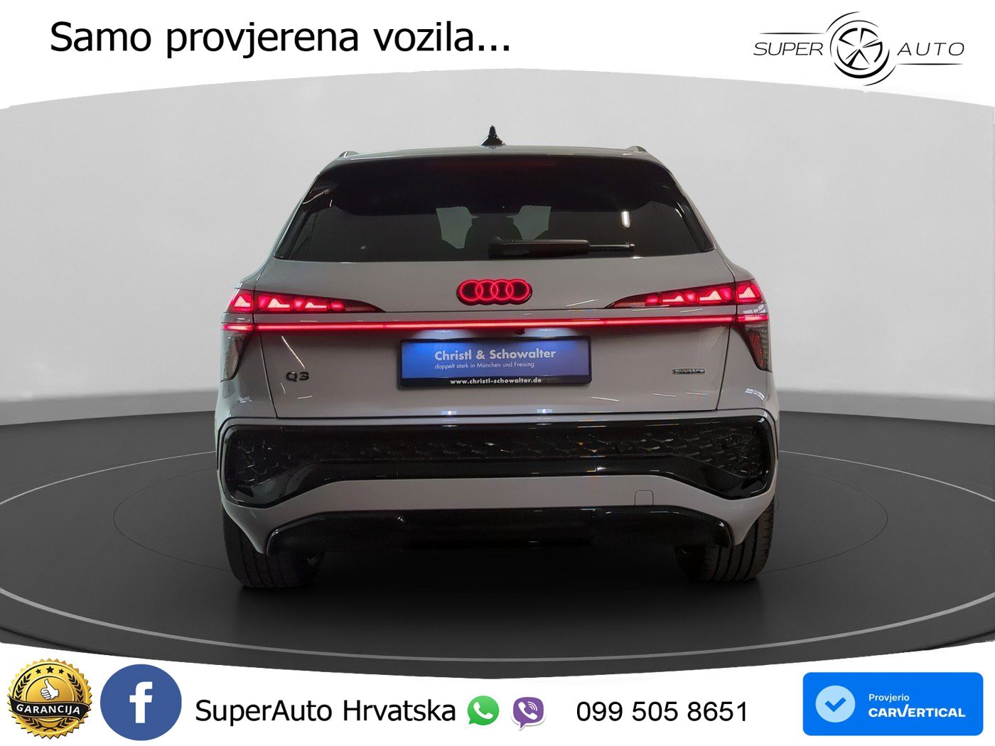 Audi Q3 2.0 TFSI (265 KS) quattro S tronic S line MATRIX+GR SJED+KAM