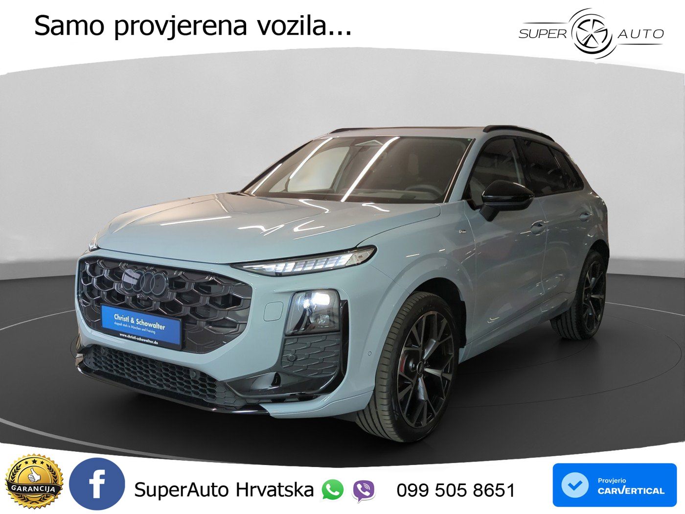 Audi Q3 2.0 TFSI (265 KS) quattro S tronic S line MATRIX+GR SJED+KAM