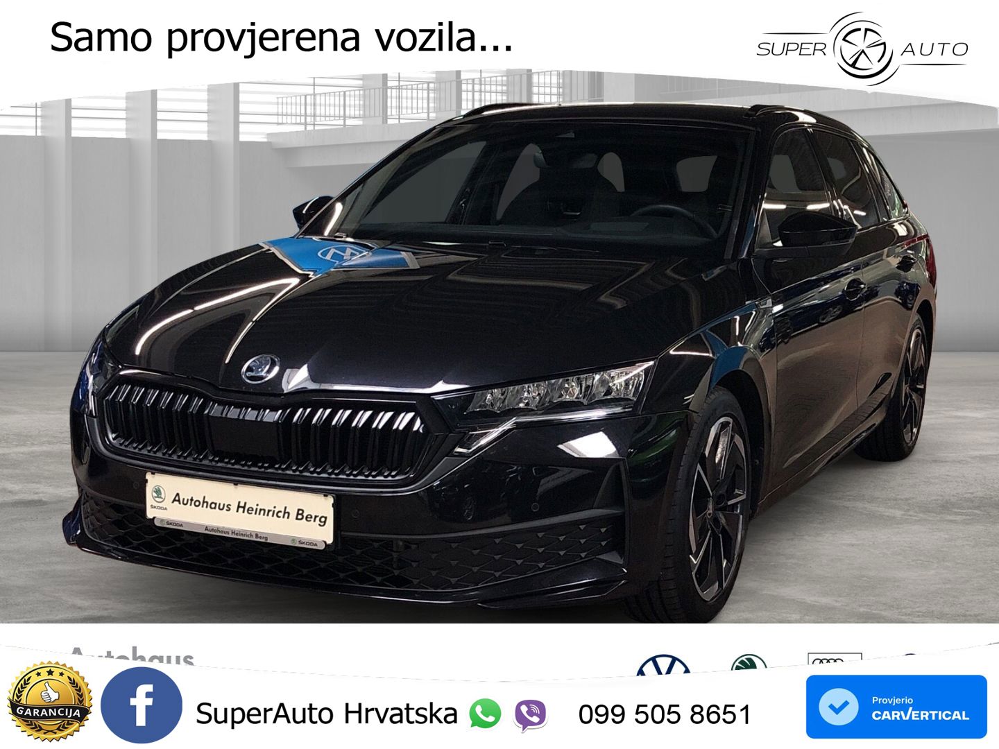 Škoda Octavia Combi 2.0 TDI (150 KS) DSG SportLine LED+GR SJED+ACC