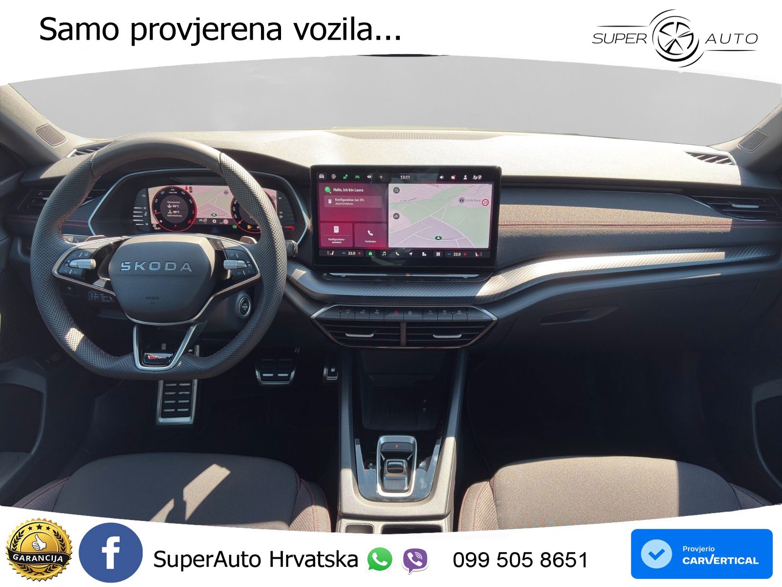 Škoda Octavia Combi RS 2.0 TSI (265 KS) DSG LED+GR SJED+ACC