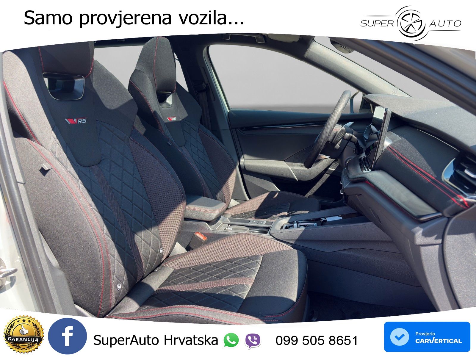 Škoda Octavia Combi RS 2.0 TSI (265 KS) DSG LED+GR SJED+ACC