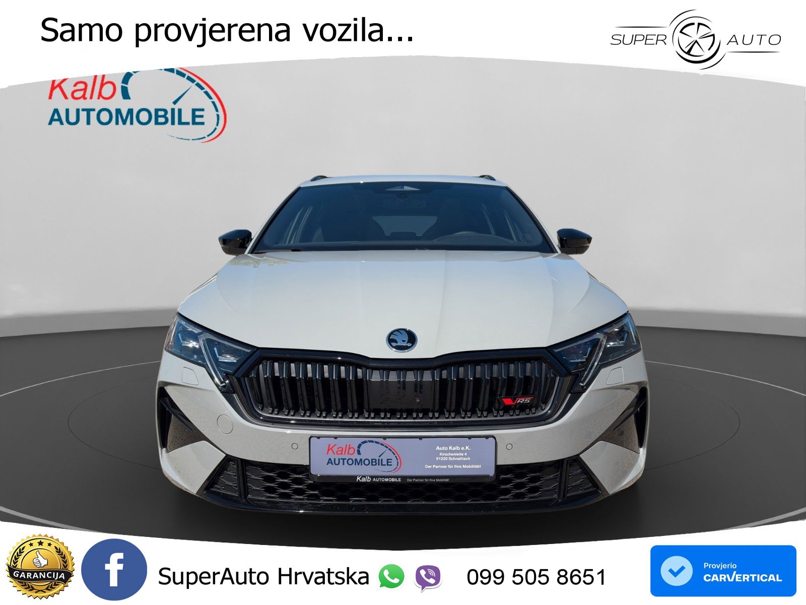 Škoda Octavia Combi RS 2.0 TSI (265 KS) DSG LED+GR SJED+ACC