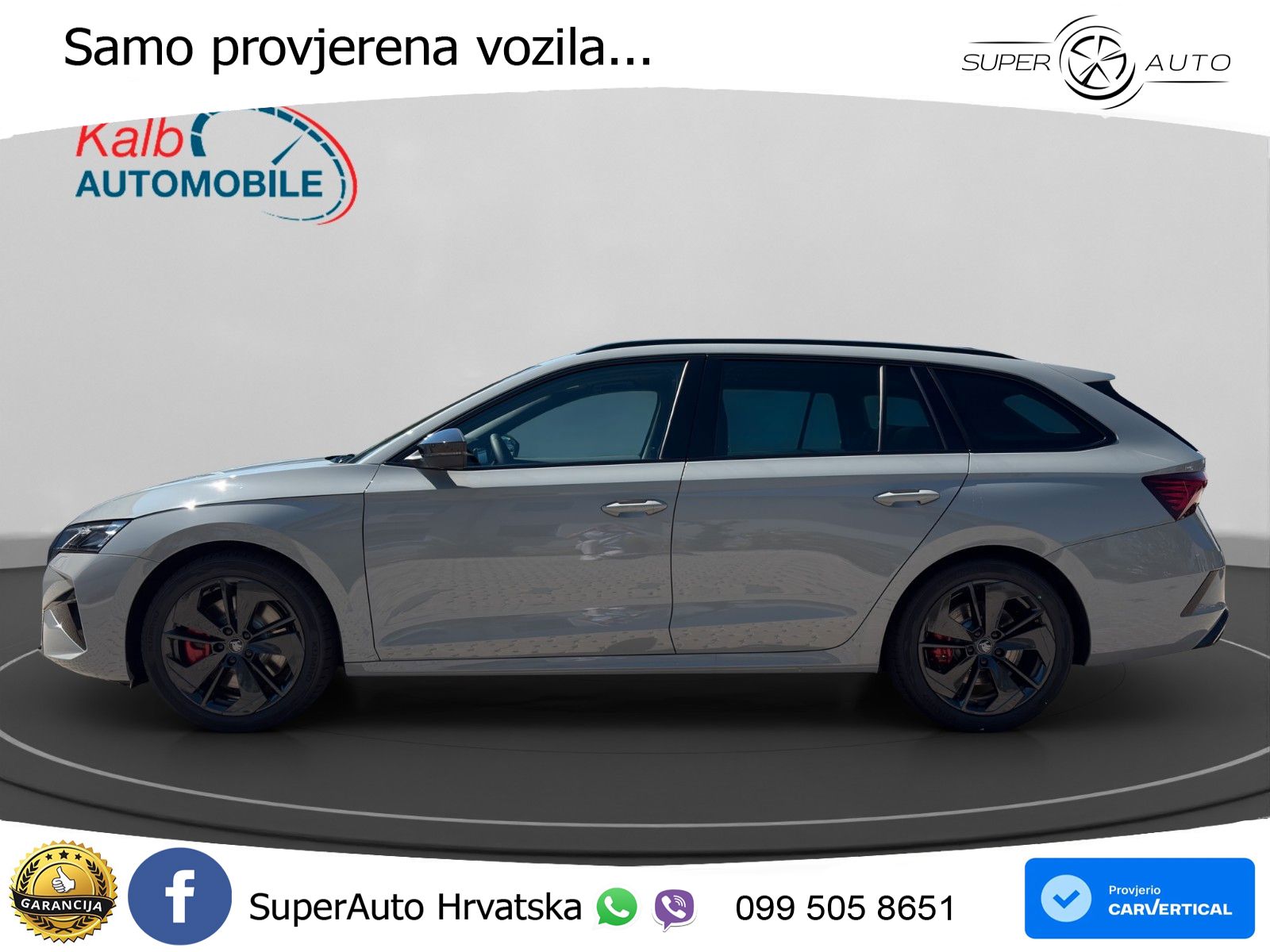 Škoda Octavia Combi RS 2.0 TSI (265 KS) DSG LED+GR SJED+ACC