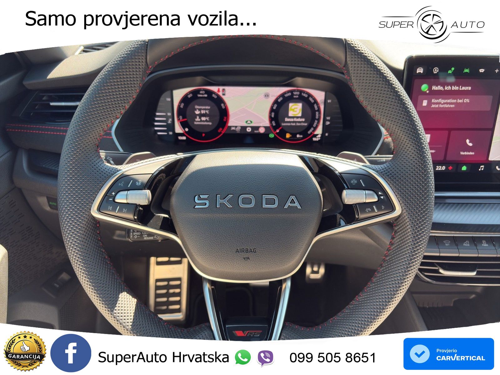 Škoda Octavia Combi RS 2.0 TSI (265 KS) DSG LED+GR SJED+ACC