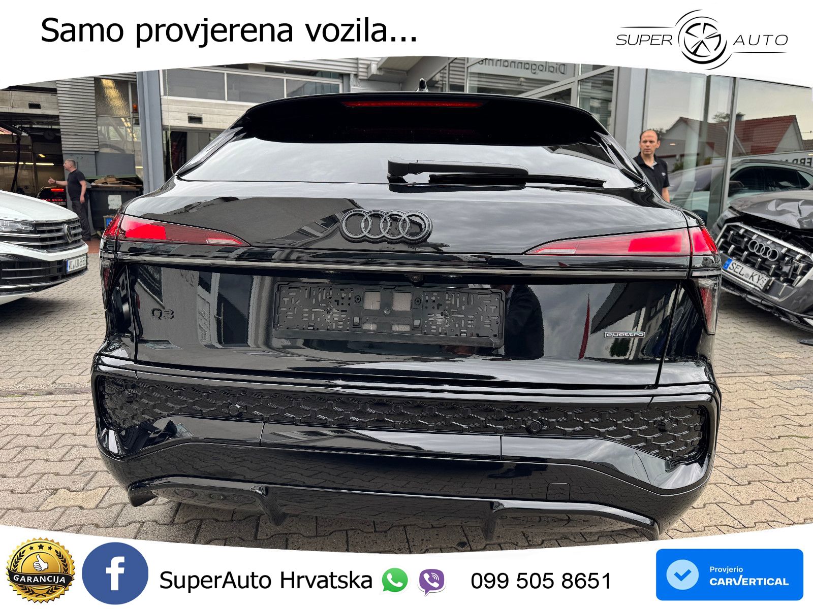 Audi Q3 III Sportback 2.0 TFSI (204 KS) quattro S tronic S line LED+GR SJED+ACC