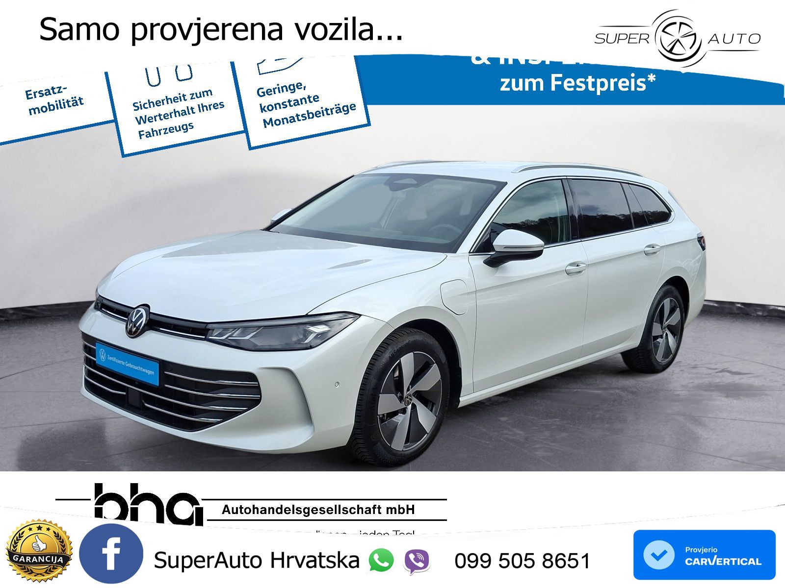 Volkswagen Passat Variant 1.5 TSI (204 KS) eHybrid DSG Business LED+GR SJED+ACC