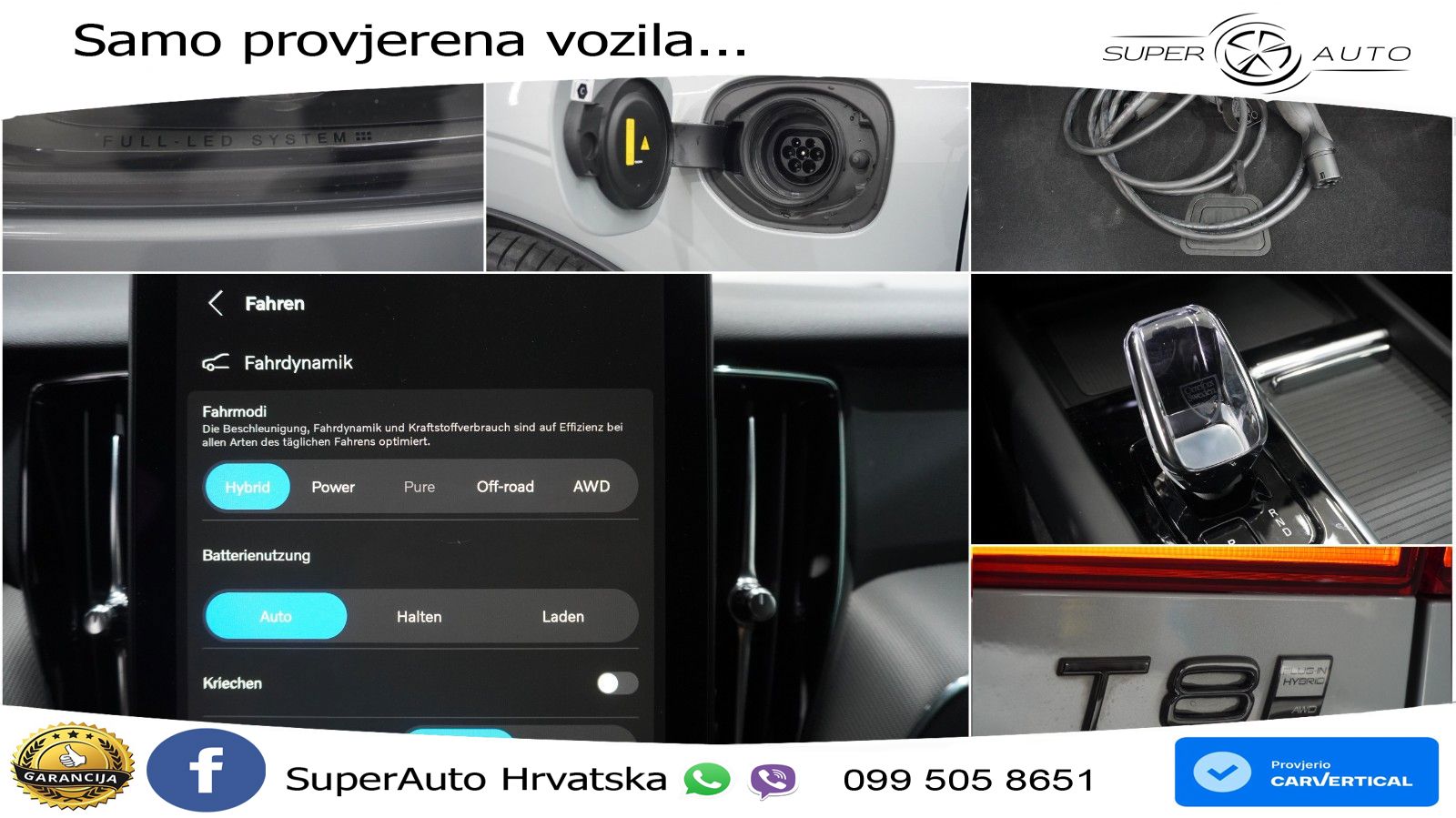 Volvo XC60 T8 AWD Geartronic LED+GR SJED+ACC