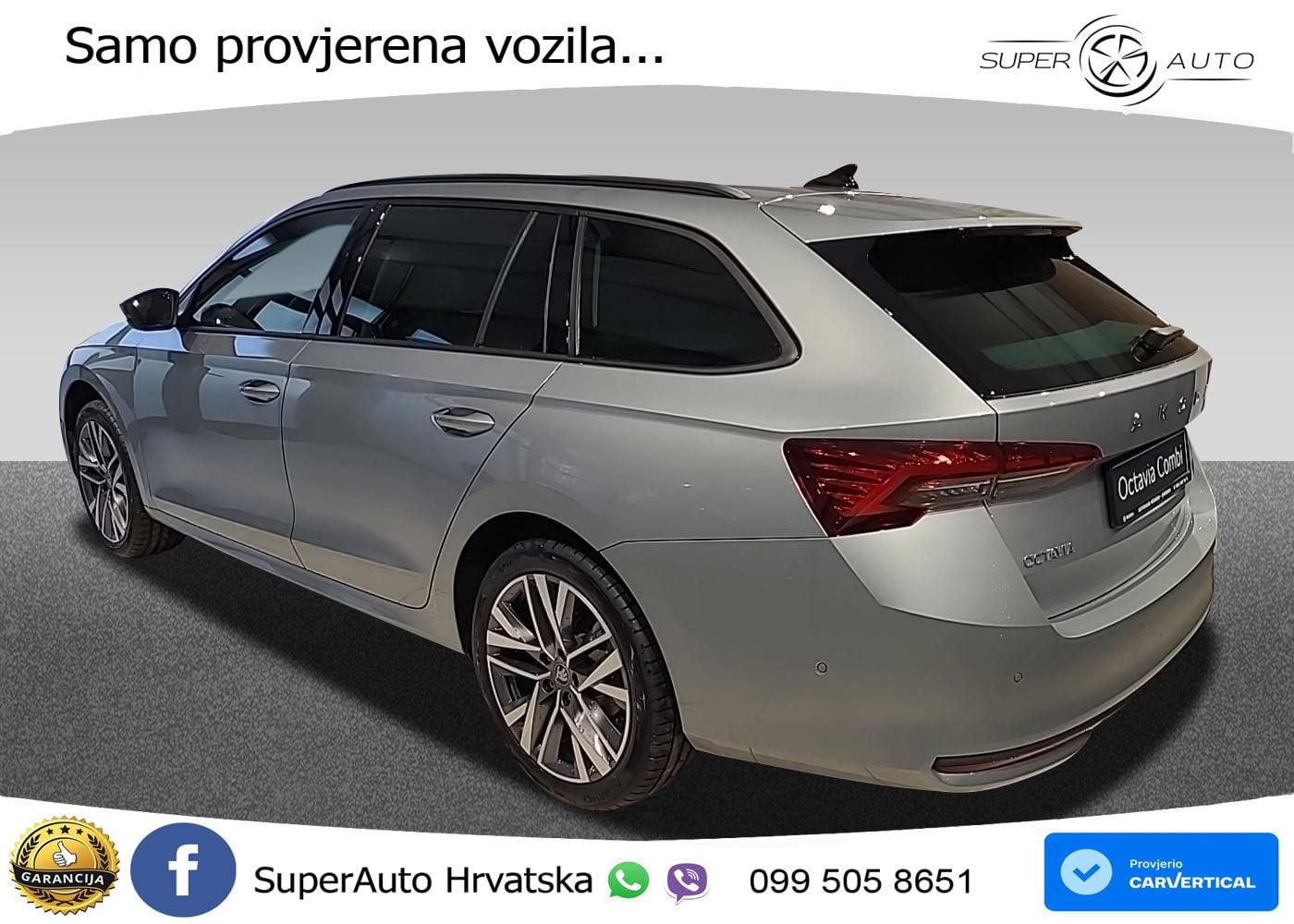 Škoda Octavia Combi 2.0 TDI (150 KS) DSG LED+GR SJED+ACC