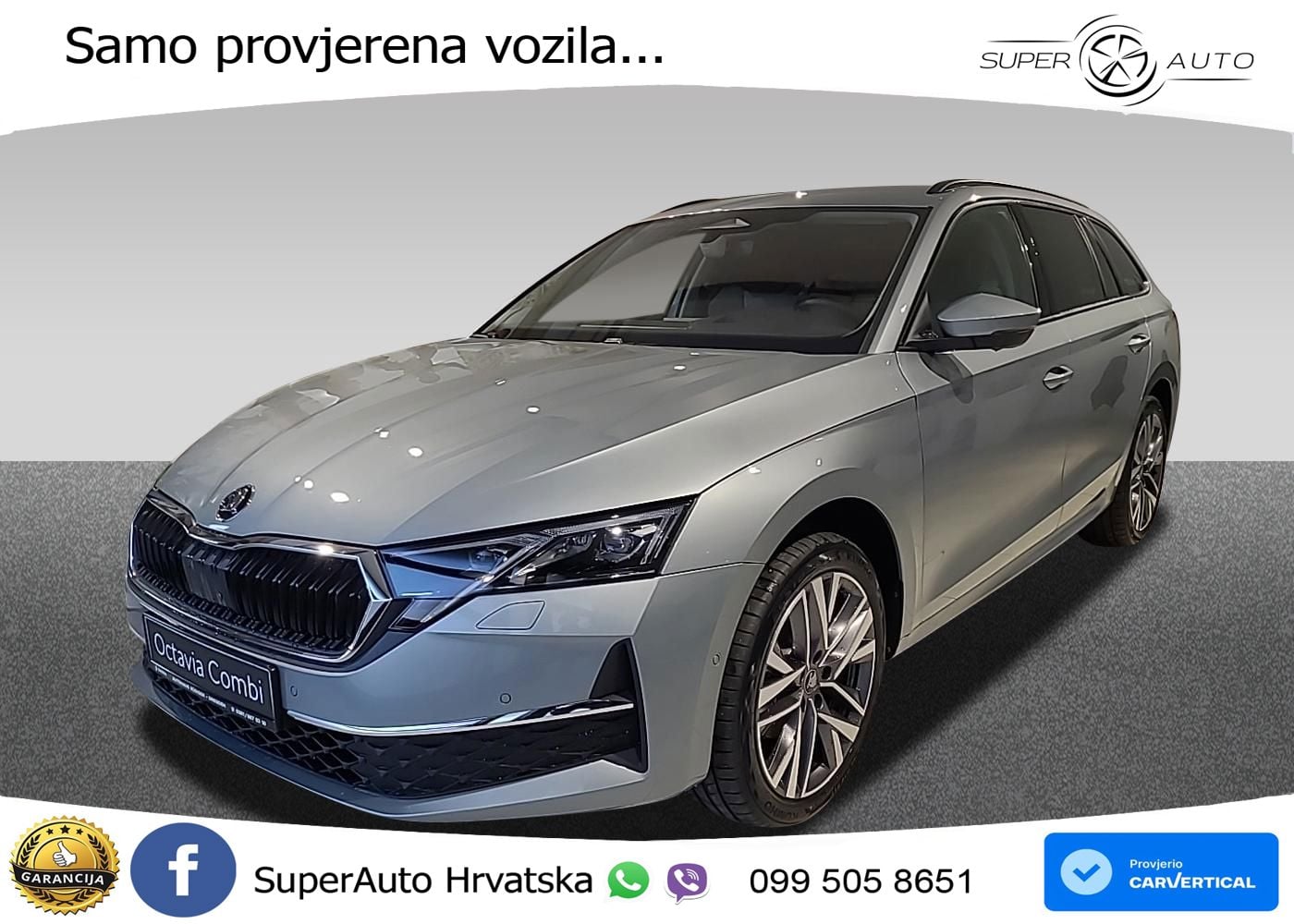Škoda Octavia Combi 2.0 TDI (150 KS) DSG LED+GR SJED+ACC