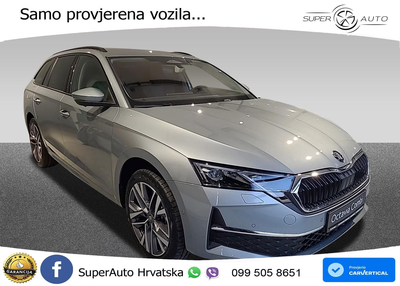 Škoda Octavia Combi 2.0 TDI (150 KS) DSG LED+GR SJED+ACC
