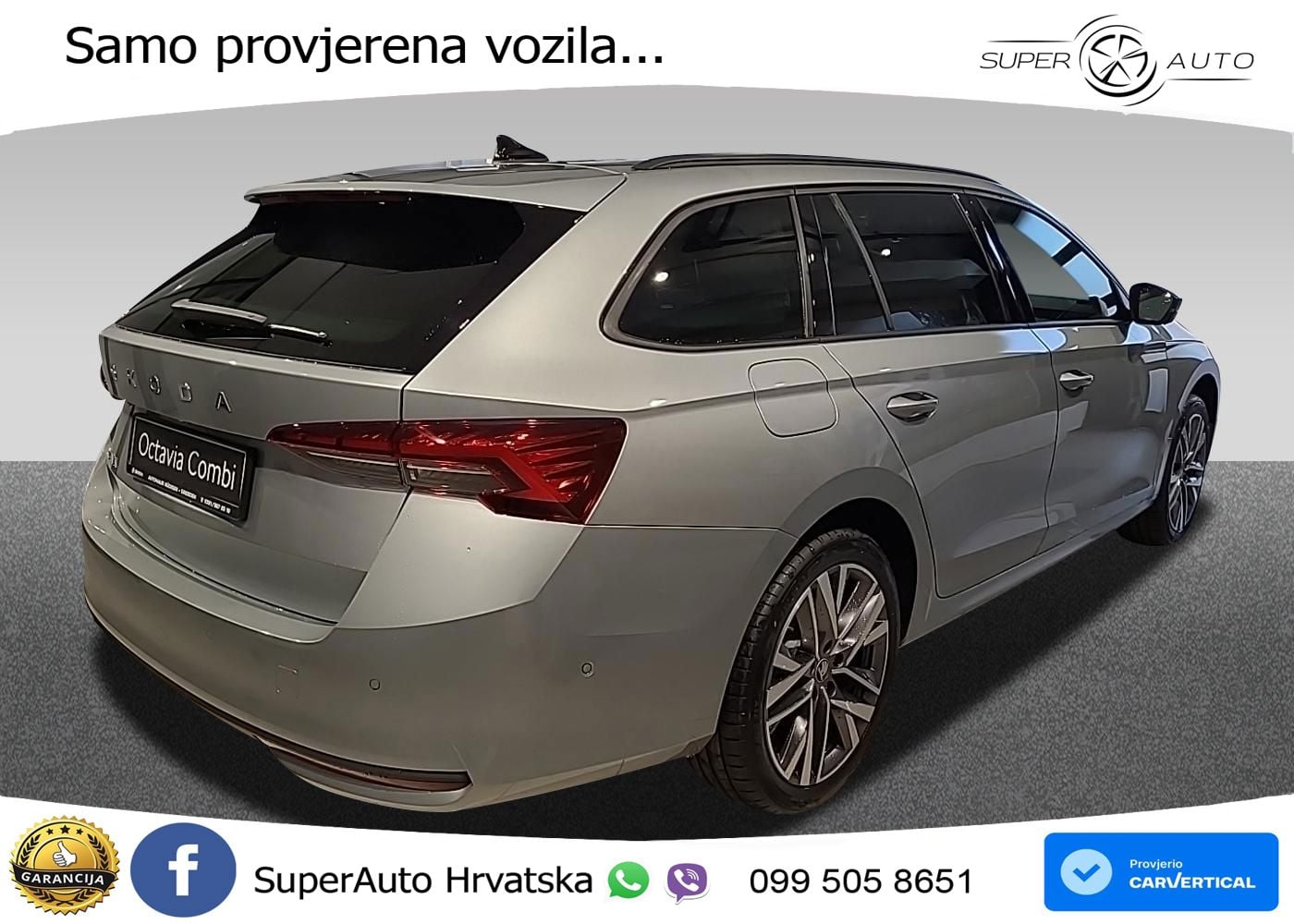 Škoda Octavia Combi 2.0 TDI (150 KS) DSG LED+GR SJED+ACC