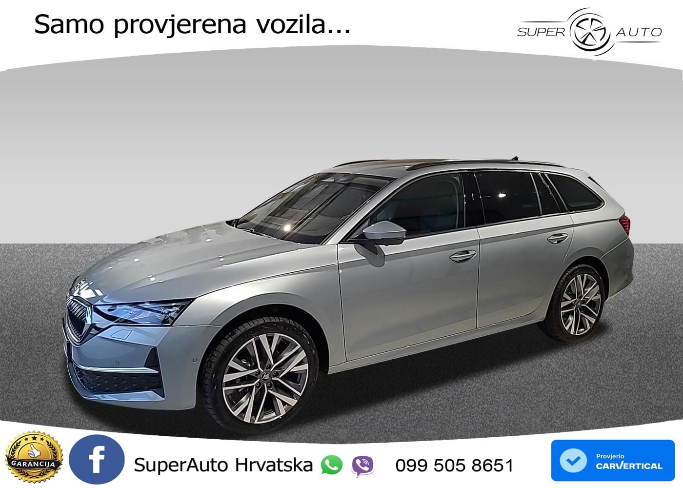 Škoda Octavia Combi 2.0 TDI (150 KS) DSG LED+GR SJED+ACC