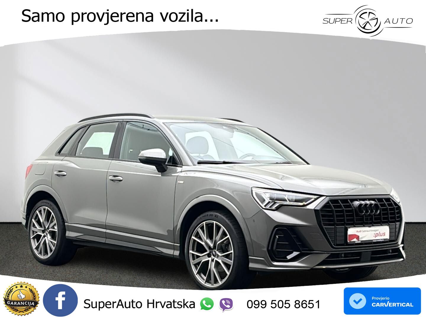 Audi Q3 35 TFSI (150 KS) S tronic S line LED+GR SJED+ACC
